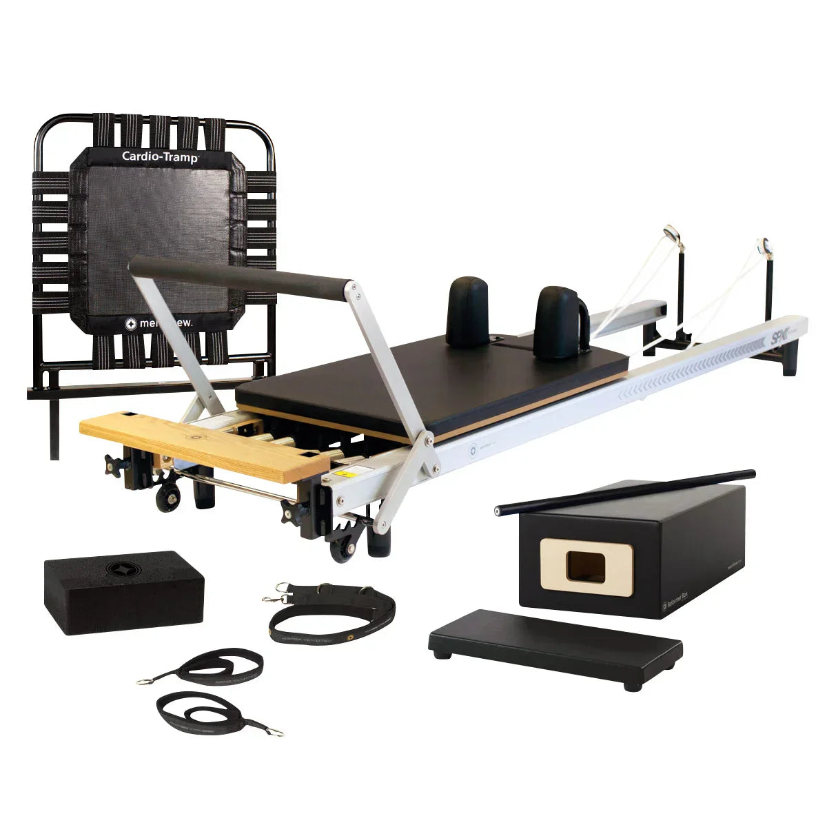 Merrithew At Home SPX Reformer Pilates Package with Cardio-Tramp