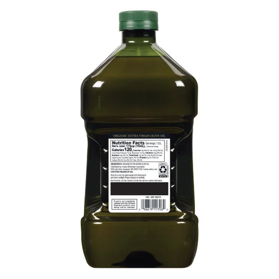 Kirkland Signature, Organic Extra Virgin Olive Oil, 2 L