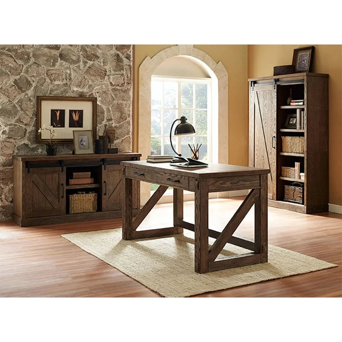 Arona Desk, Bookcase and Console