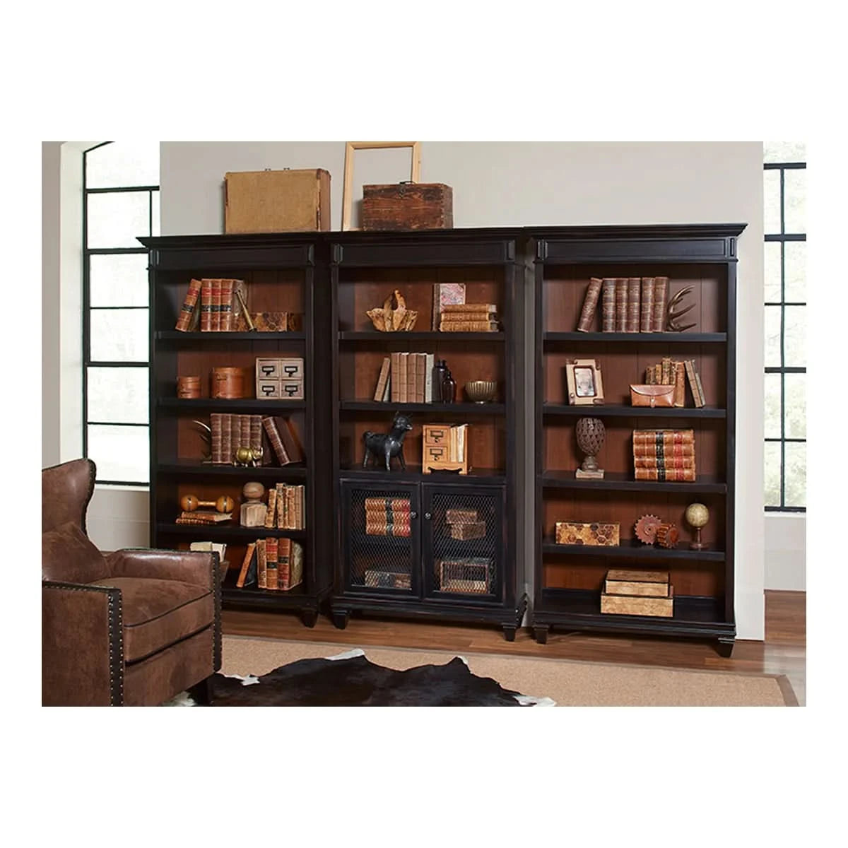 Harrington 3-piece Bookcase Wall