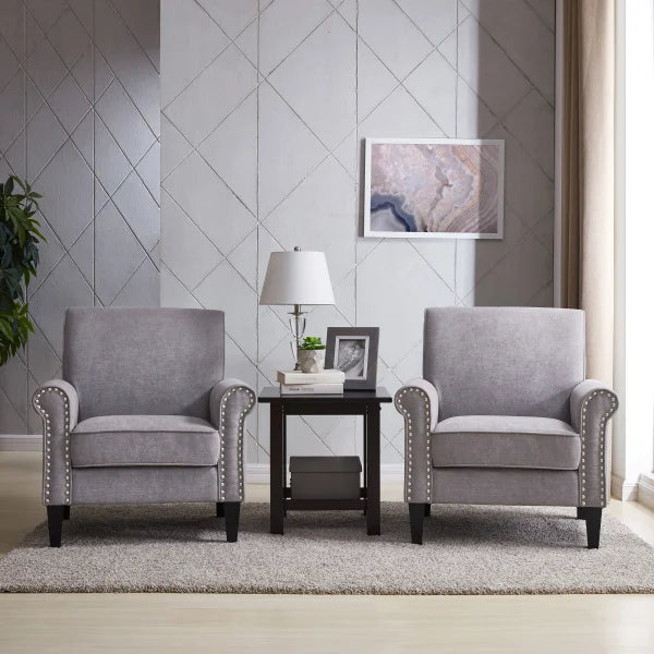 Monroe Fabric Club Chair, 2-pack