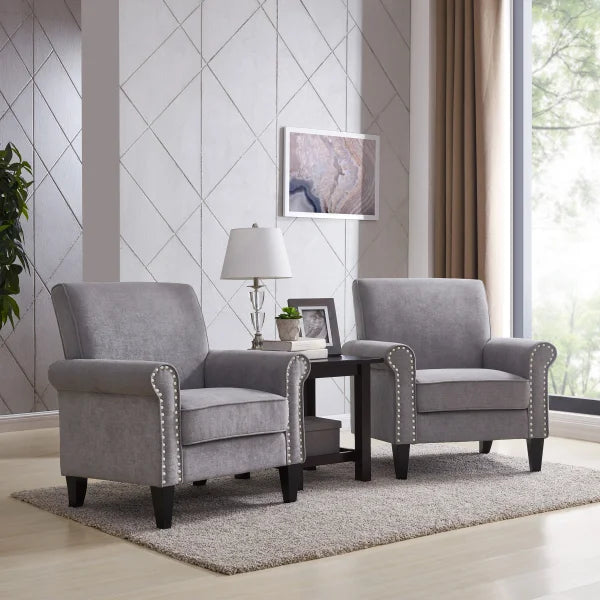 Monroe Fabric Club Chair, 2-pack