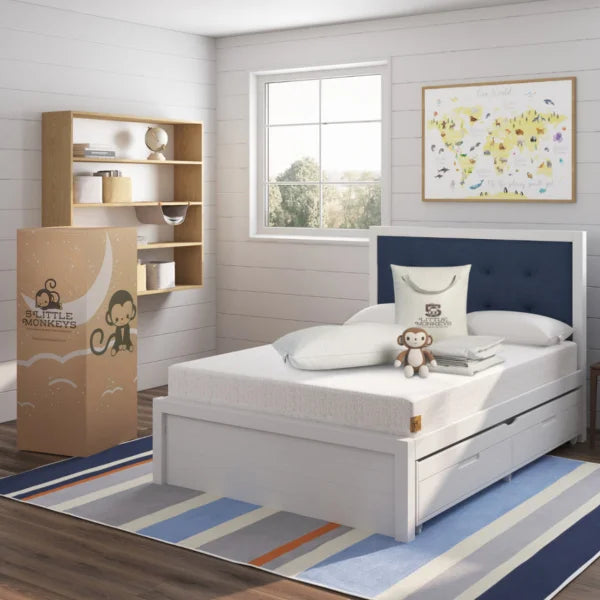 5 Little Monkeys 8" Cushion Firm Mattress Bundle