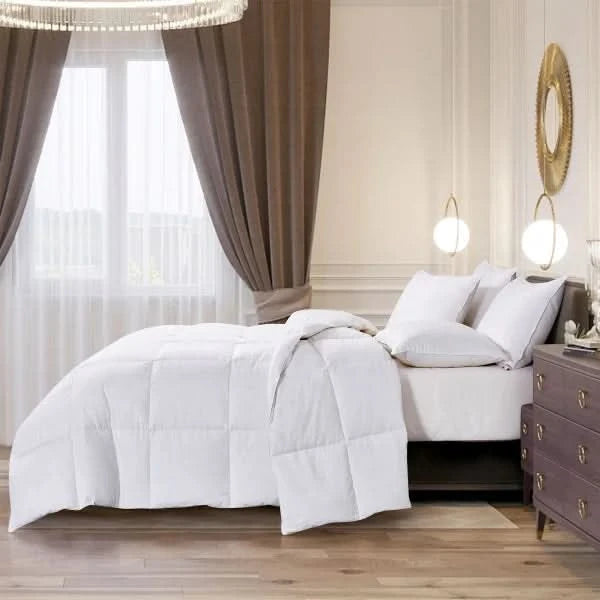Hotel Grand White Goose Feather & Down Comforter