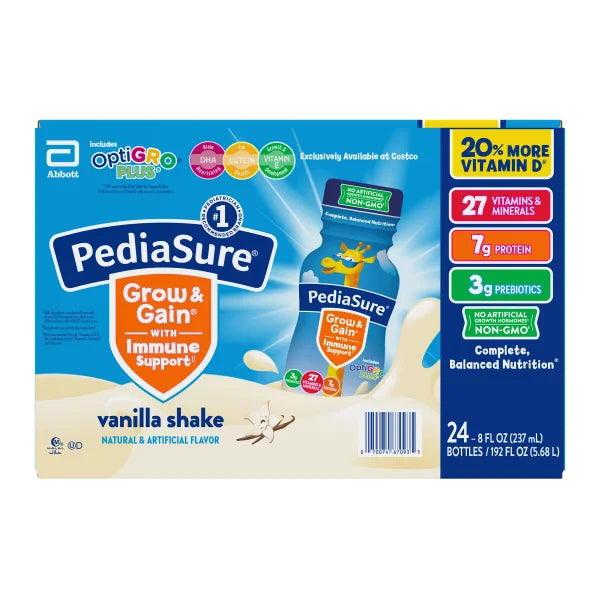 PediaSure with OptiGRO Plus Kids Shake, 8 fl oz, 24-count