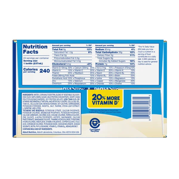 PediaSure with OptiGRO Plus Kids Shake, 8 fl oz, 24-count