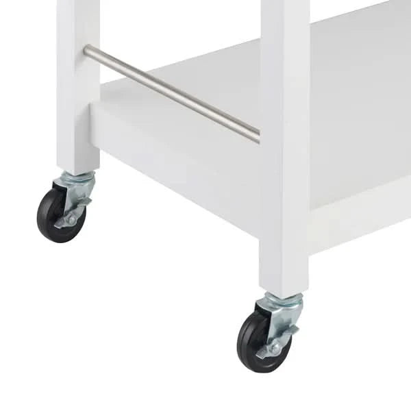 TRINITY 48” Bamboo Kitchen Cart with Drawers