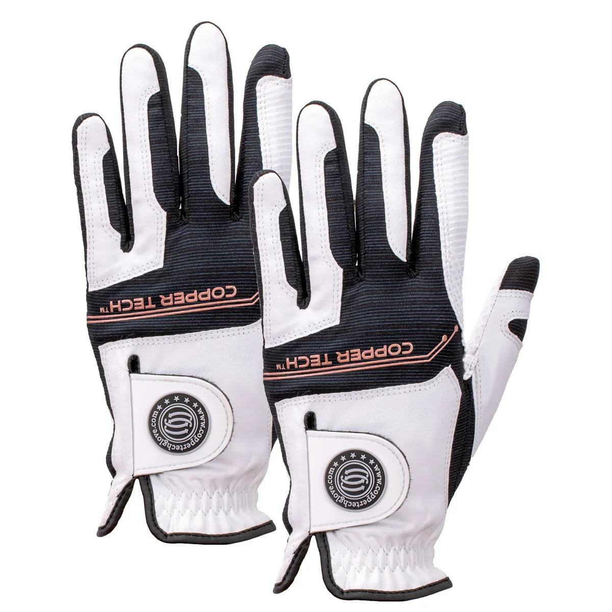 Copper Tech Golf Glove, 2-pack