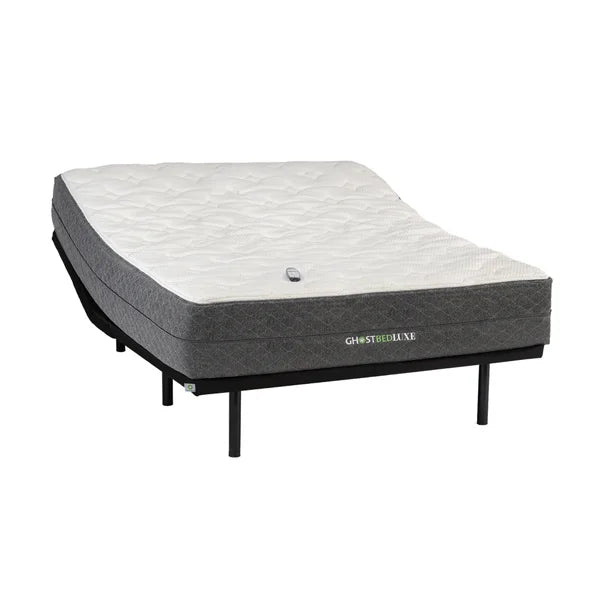 Ghostbed Luxe 13" Memory Foam Mattress with Adjustable Base