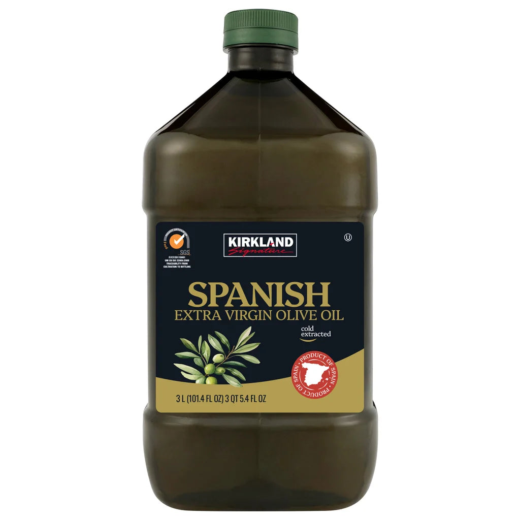 Kirkland Signature 100% Spanish Extra Virgin Olive Oil, 3 L
