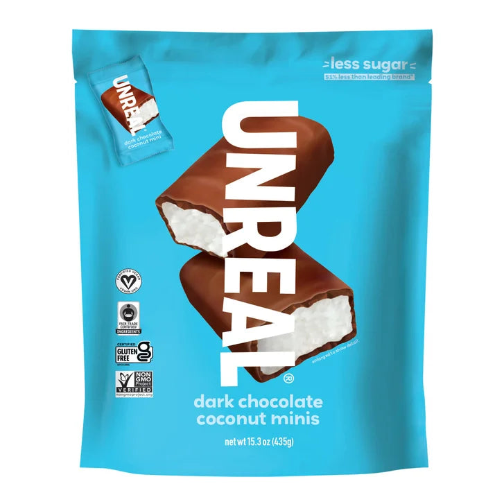 UNREAL Dark Chocolate Coconut Minis, 15.3 oz