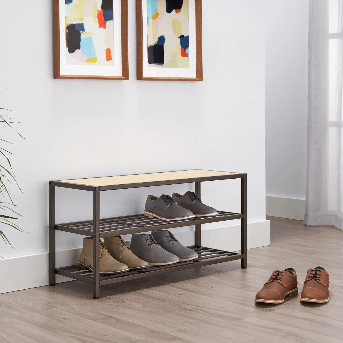 TRINITY 3-Tier Shoe Bench