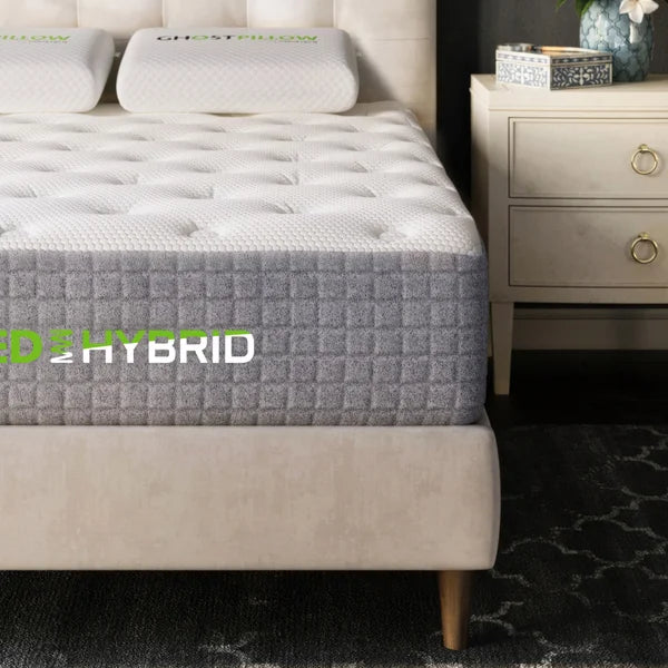 Ghostbed Hybrid 12" Medium-Plush Cooling Mattress
