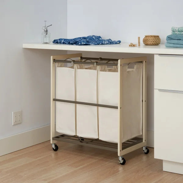 TRINITY 3-bag Laundry Cart