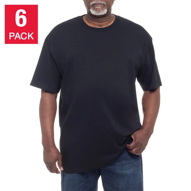 Kirkland Signature Men's Heavyweight Crew Tee, 6-pack