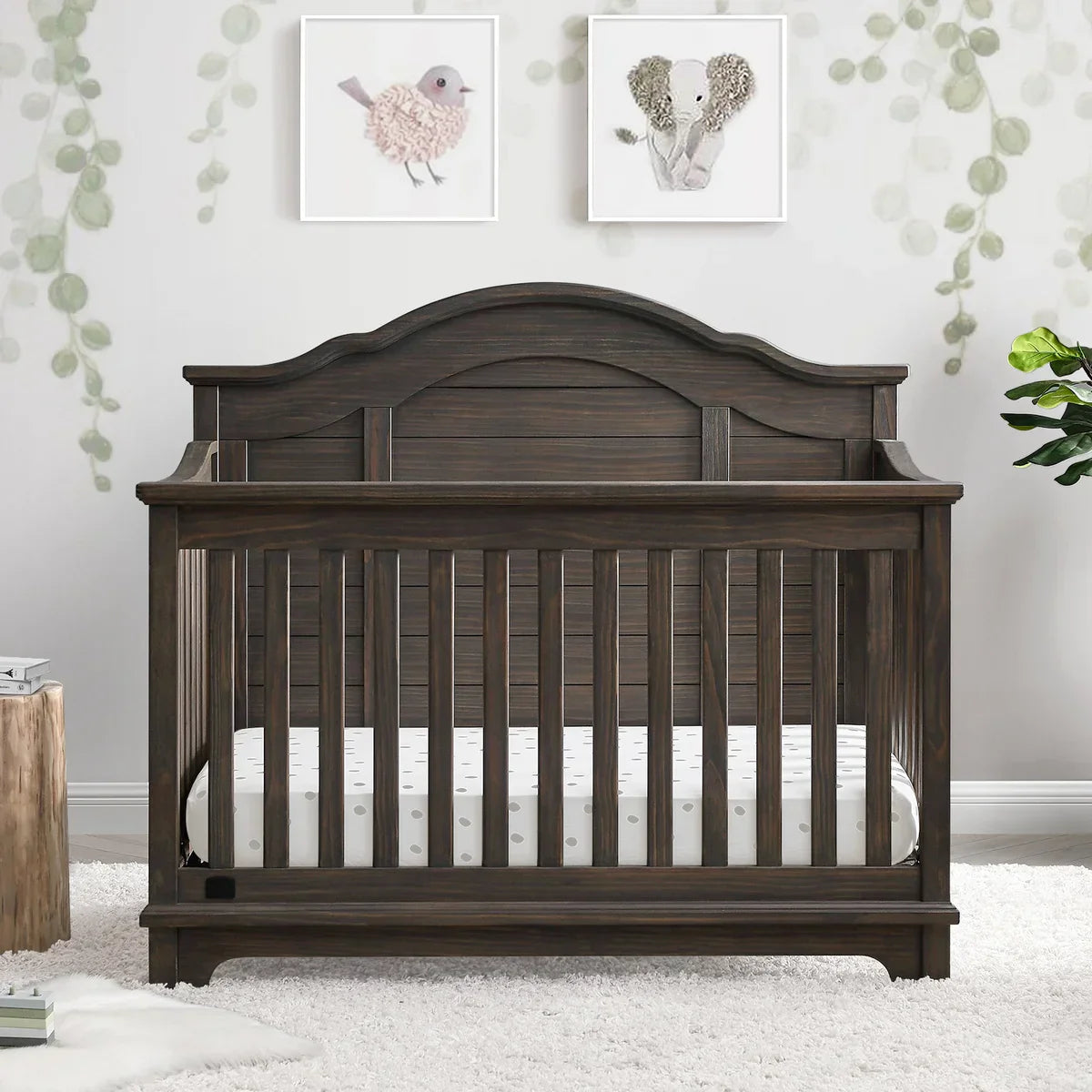 Adrian 6-piece Nursery Collection, Dark Gray