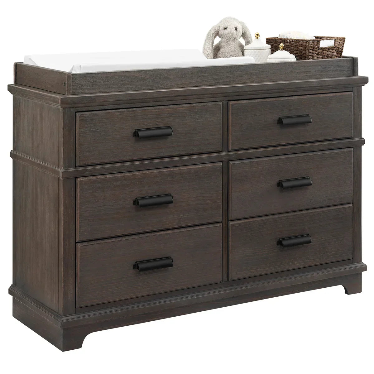 Adrian 6-piece Nursery Collection, Dark Gray