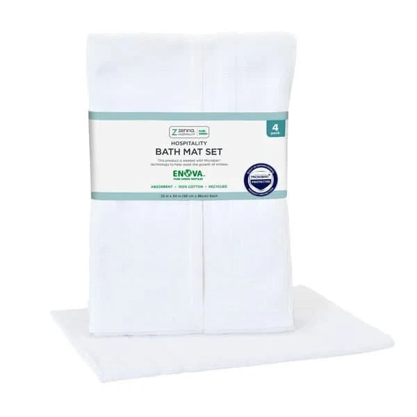 Enova Recycled Cotton Towel and Bath Mat Sets for Hospitality and Home