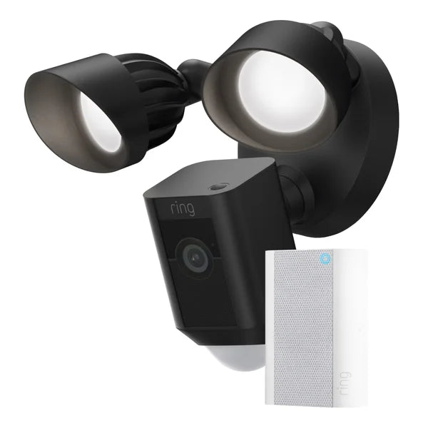 Ring Floodlight Cam Wired Plus with Chime Pro 2.0 (2nd gen)