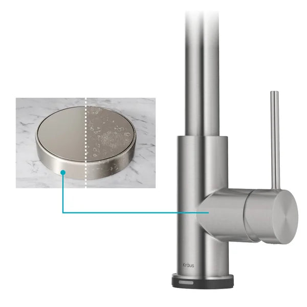 KRAUS Contemporary Single-Handle Touch Kitchen Sink Faucet with Pull-down Sprayer