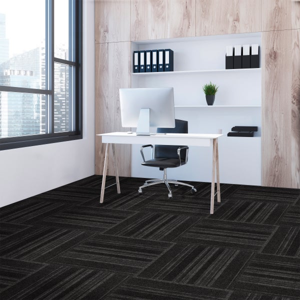 Mohawk 24”x24” Couture Premium Self-Stick Carpet Tiles, 15 Tiles. 60 sqft/carton.