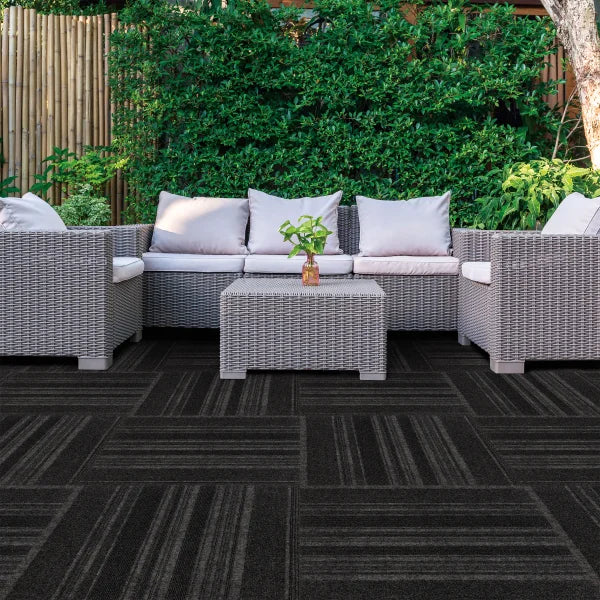 Mohawk 24”x24” Couture Premium Self-Stick Carpet Tiles, 15 Tiles. 60 sqft/carton.