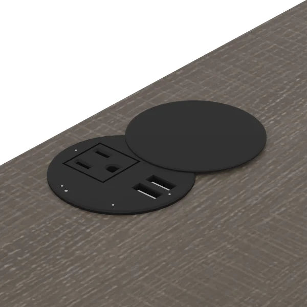 Bestar Upstand L-Shaped Adjustable Height Desk