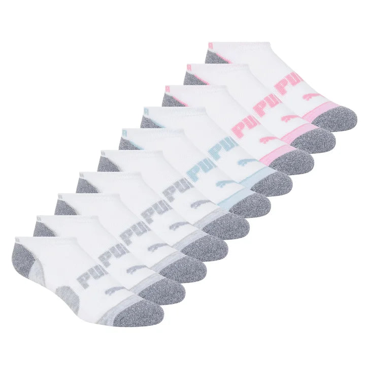 PUMA Women's No Show Sock, 10-pair