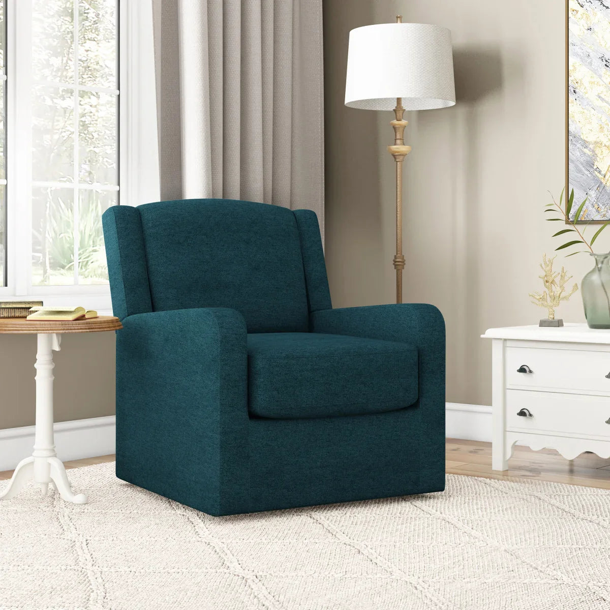 Easley Fabric Swivel Glider
