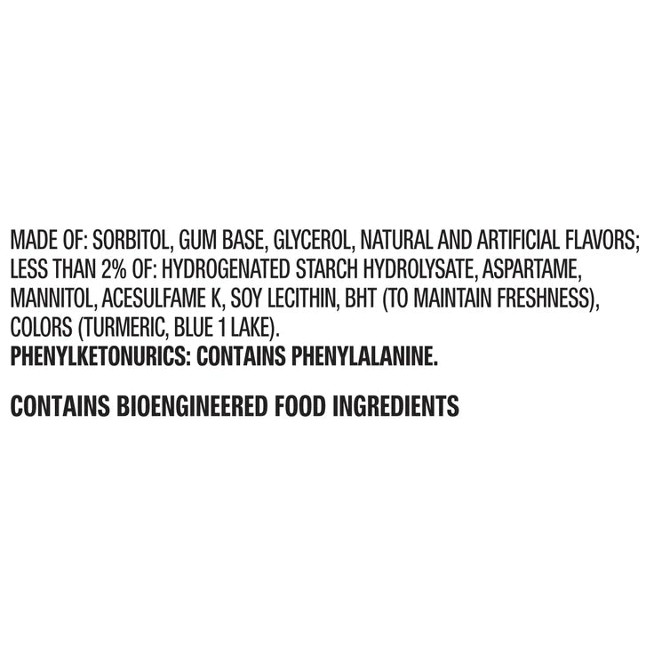 Extra Sugar Free Chewing Gum, Spearmint, Slim Pack, 15 Sticks, 10-Count