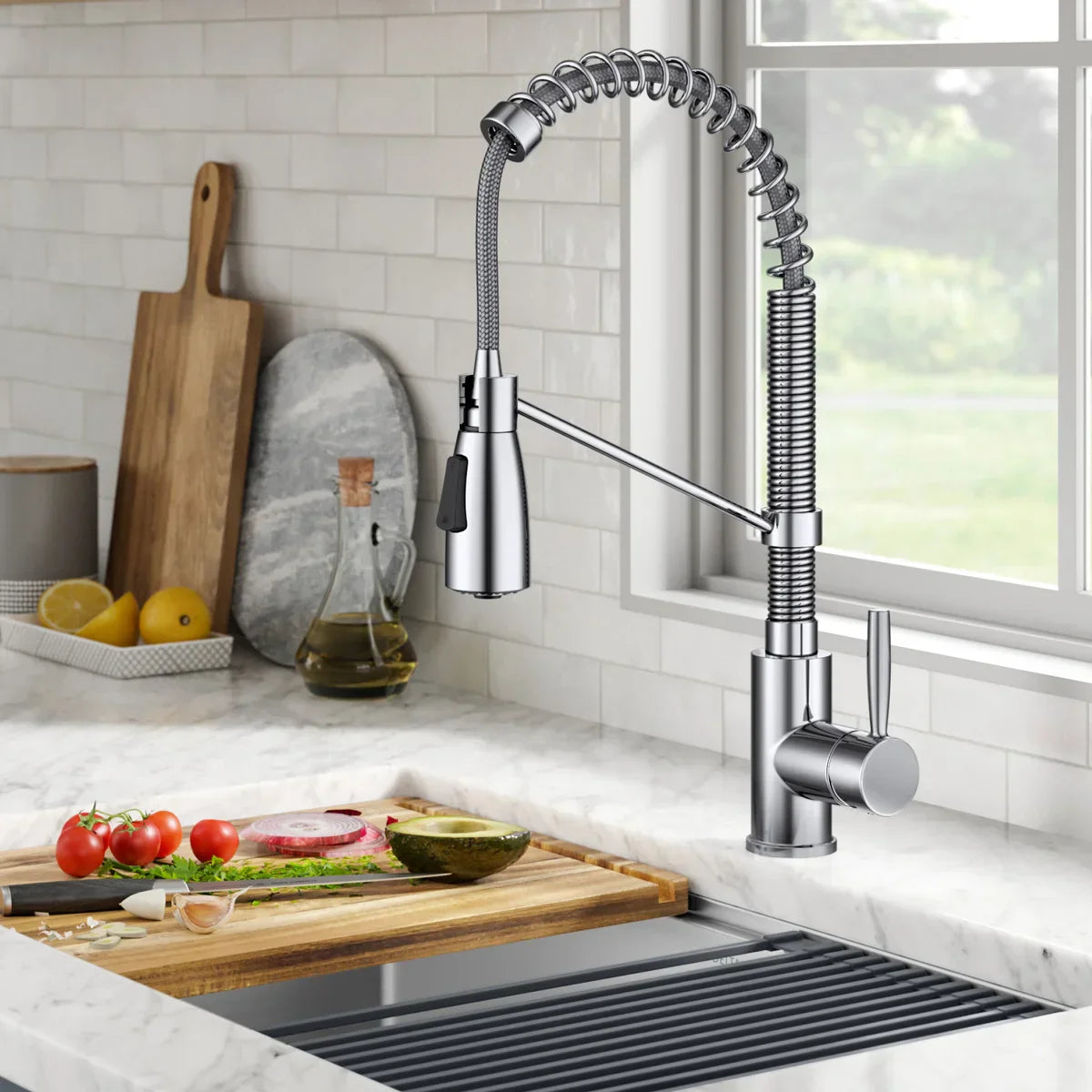 Delta 30” Undermount 16 Gauge Workstation Sink with 18” Kitchen Faucet