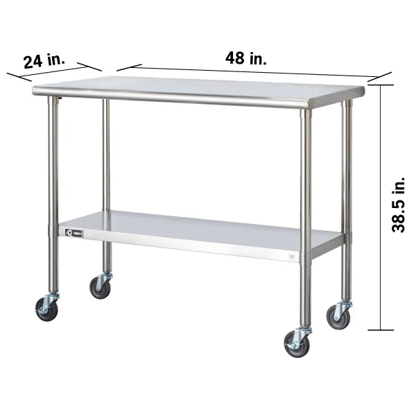 TRINITY Stainless Steel Prep Table