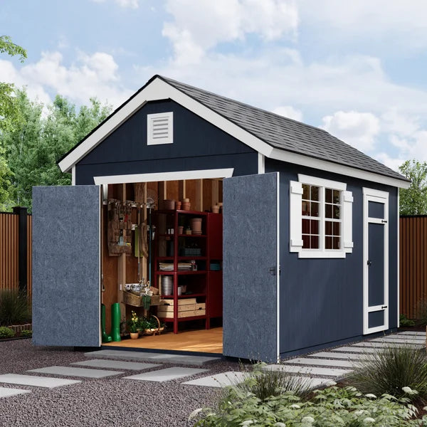 Yardline Crestwood 14' x 8' Do-It-Yourself Wood Shed