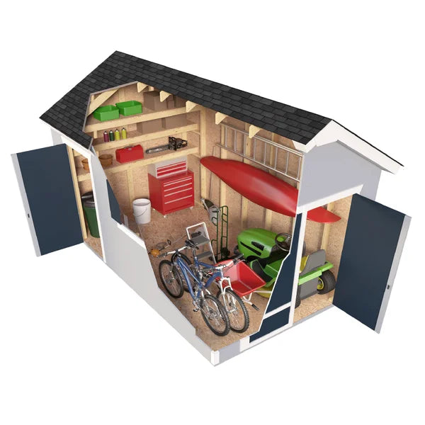 Yardline Crestwood 14' x 8' Do-It-Yourself Wood Shed