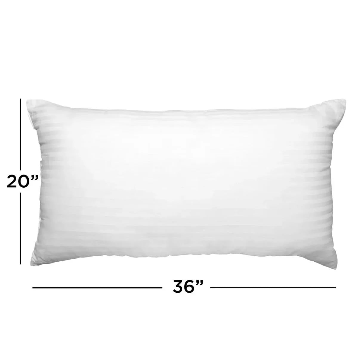 Roozt Home Gel-Fiber Pillow Inserts, 2-pack