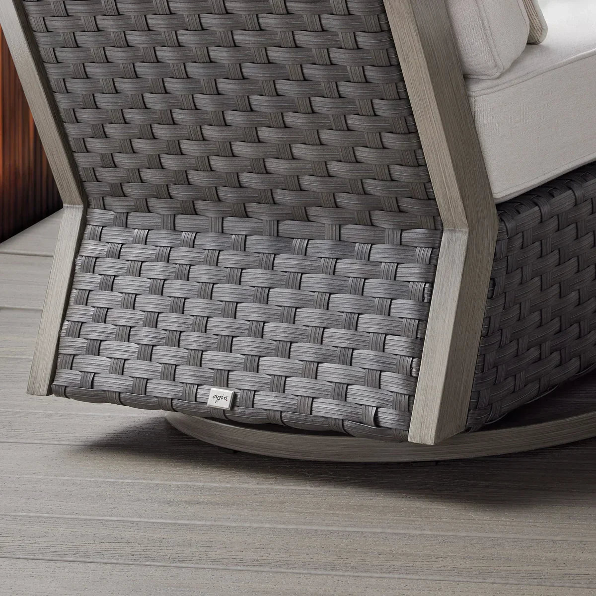 Agio Cape 4-piece Woven Outdoor Seating Set