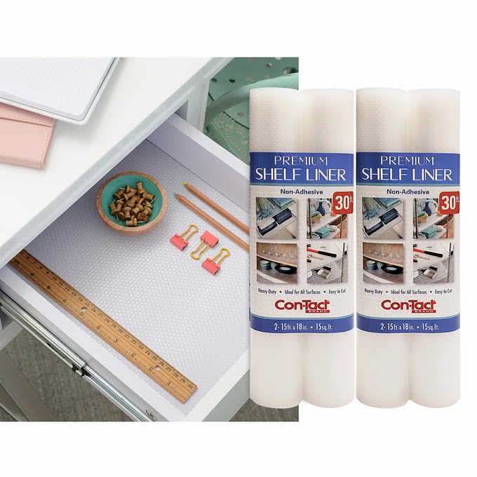 Con-Tact Brand Premium Shelf and Drawer Liner, 4-pack
