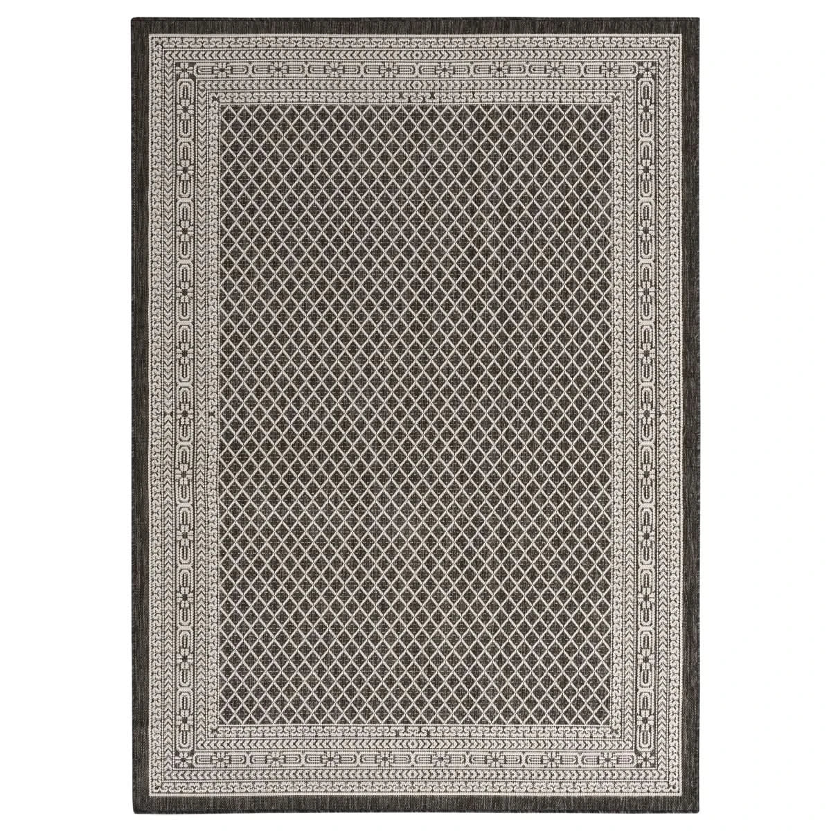 Nourison Garden Spring Indoor/Outdoor Rug Collection, Meadow Black