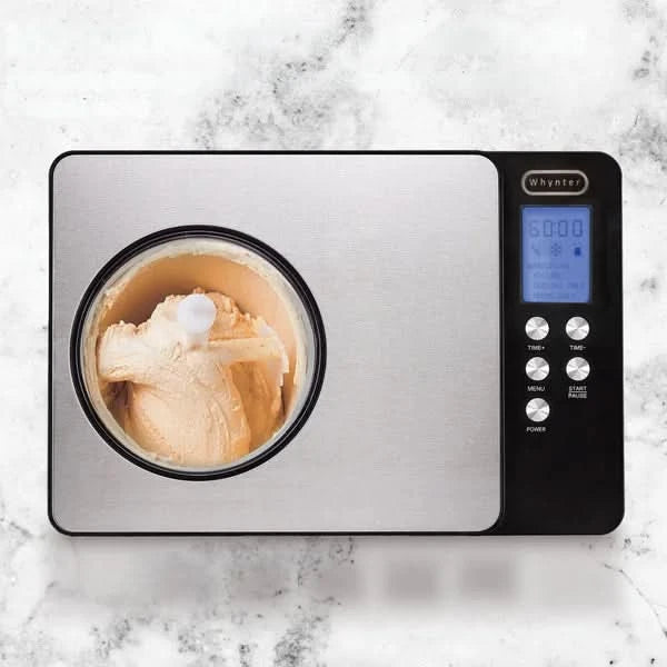 Whynter 2 Quart Capacity Compressor Ice Cream Maker & Yogurt Incubator with Stainless Steel Bowl