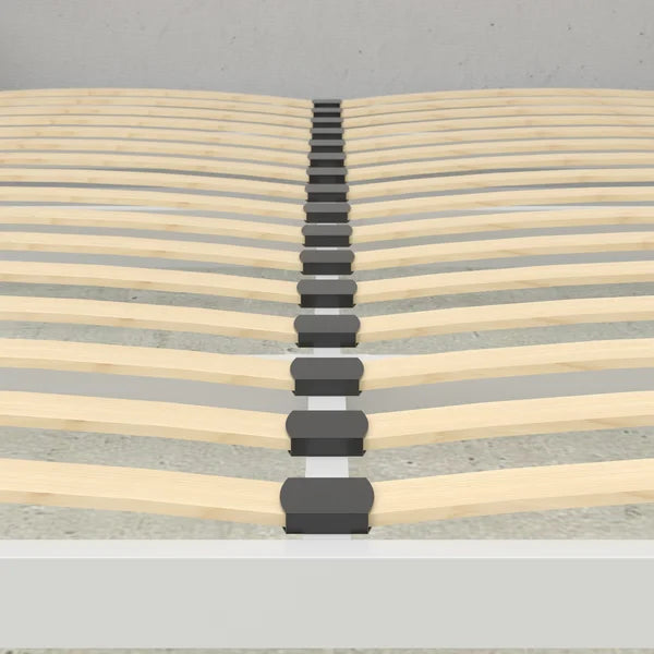 Brisbane Queen Portrait Wall Bed with Two Side Towers, White