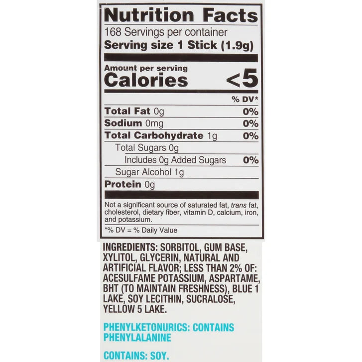 Trident Sugar Free Gum, Wintergreen, 14 Sticks, 12-count