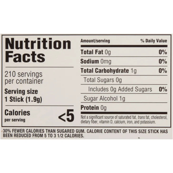 Trident Sugar Free Gum, Cinnamon, 14 Pieces, 15-count