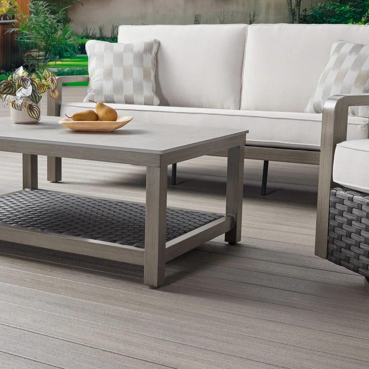 Agio Cape 4-piece Woven Outdoor Seating Set