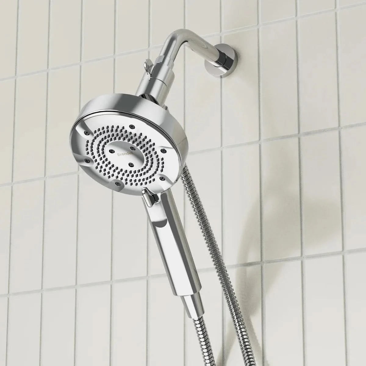 Brondell Nebia Merritt 5-setting Handheld Shower Head with HaloNetic Double Docking System