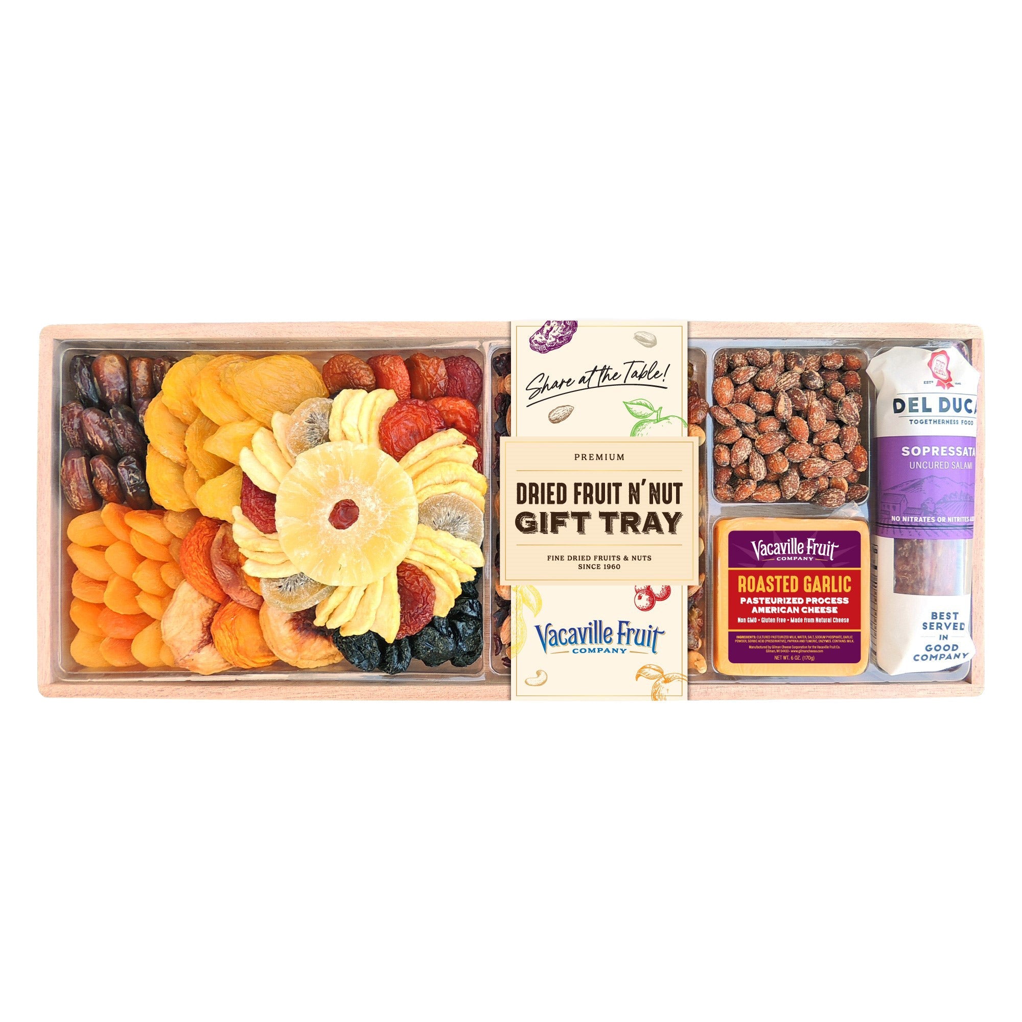 Vacaville Fruit Company, 60 oz. Dried Fruit & Nut Basket,