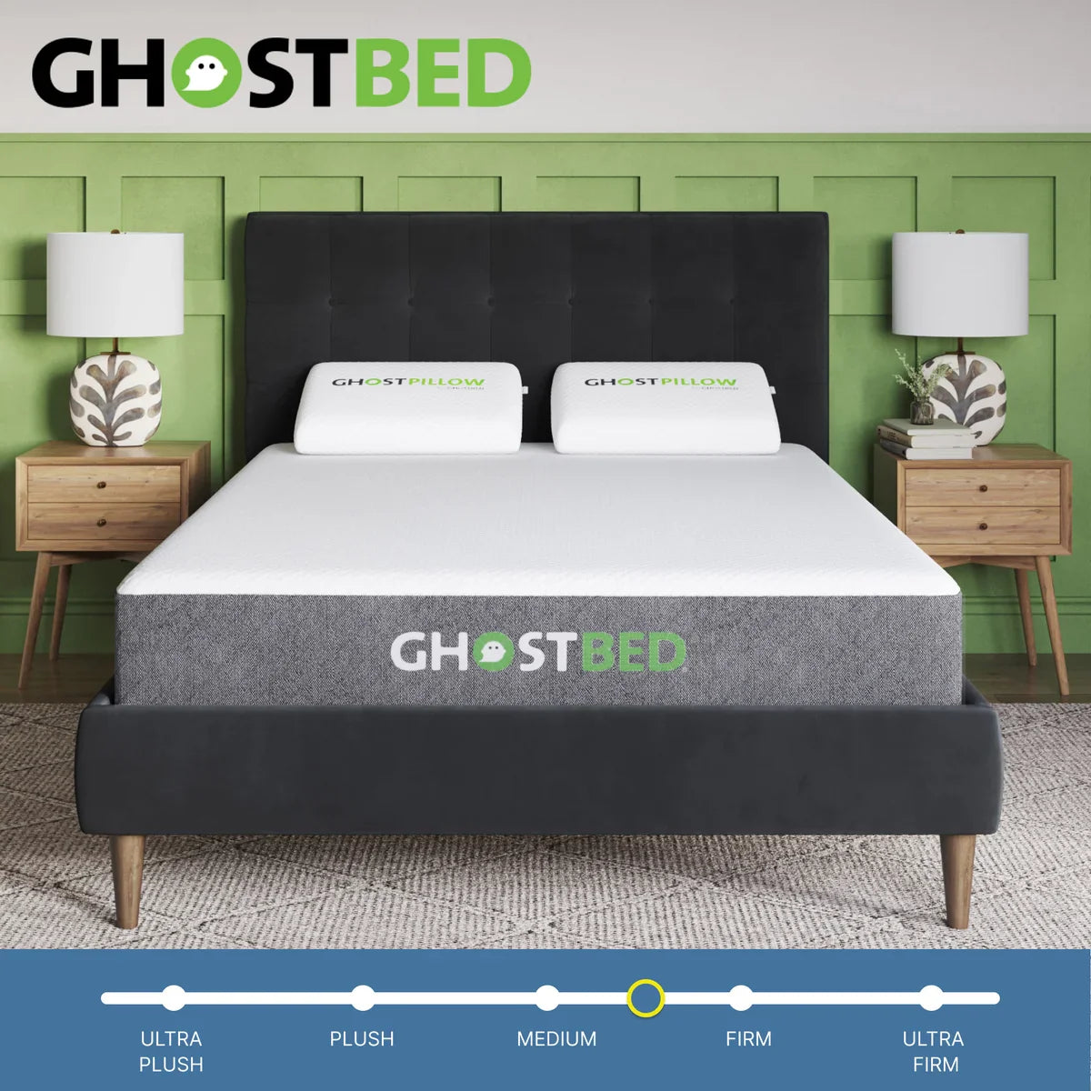 Ghostbed Classic 11" Medium-Firm Gel Memory Foam Mattress