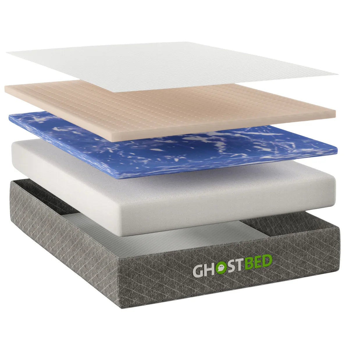 Ghostbed Classic 11" Medium-Firm Gel Memory Foam Mattress