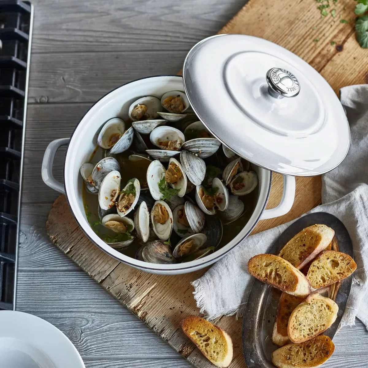 Merten & Storck 5.5-Quart Dutch Oven with Lid, 3.7-Quart Braiser with Lid, 2-pack