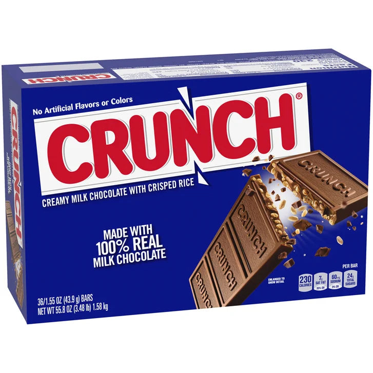 Crunch Candy Bar, 1.55 oz, 36-count