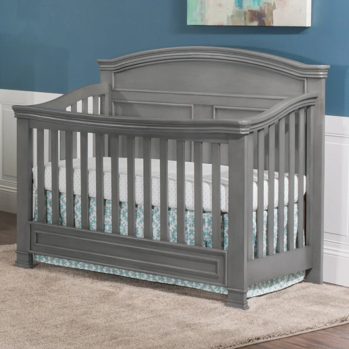 Child Craft Legacy Emerson Crib 6-piece Nursery Set, Chelsea Gray
